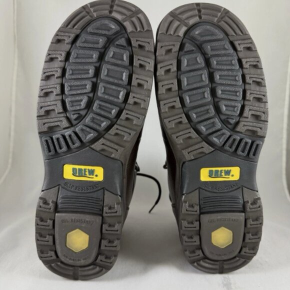 Drew Rockford Steel Toed Waterproof Work Boot Dark Brown (Size 8.5 4W) - Picture 5 of 6